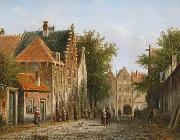 European city landscape, street landsacpe, construction, frontstore, building and architecture.039 unknow artist